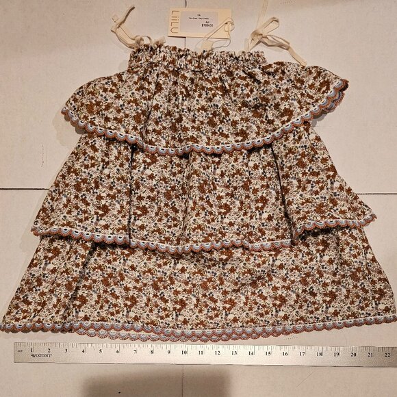 LIILU LITTLE GIRLS TIARA DRESS - FIELD FLOWERS - 2YR & 4YR - MSRP $169 - NWT - Picture 8 of 11